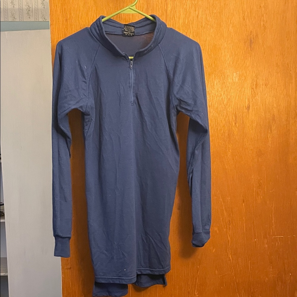 Men's Blue Long Sleeve Shirt